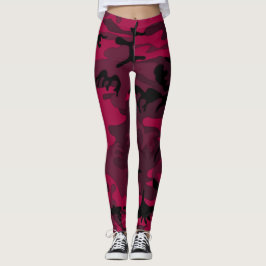 Roze camo-leggings leggings