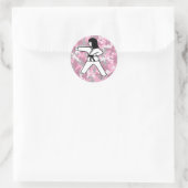 Roze Camo Martial Arts Girl Stickers (Tas)