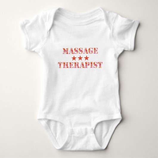 Roze Camo Massage Therapist T-Shirt (Voorkant)