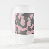 Roze Camo Matglas Bierpul (Voorkant links)