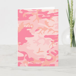 Roze Camo - Meisjes Camo Kaart