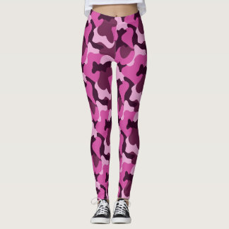 Roze Camo Meisjesachtige Y2K Straatstijl Leggings