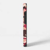 Roze Camo met Initialen iPhone Hoesje (Linkerkant)