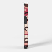 Roze Camo met Initialen iPhone Hoesje (Rechterkant)