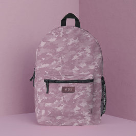 Roze Camo Moderne Camouflage Gedrukte Rugzak
