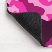 Roze camo Mousepad Muismat (Hoek)