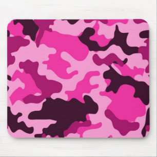 Roze camo Mousepad Muismat