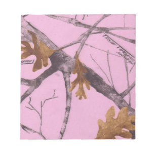Roze Camo Notitieblok