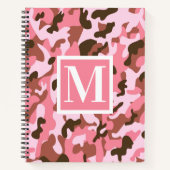 Roze Camo Notitieboek (Voorkant)