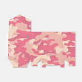 Roze Camo-ontwerp Bedankdoosjes (Uitgevouwen)