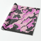 Roze Camo, papier voor onmiddellijke verpakking (Uitgerold)