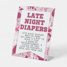 Roze Camo Party Decorations Luiers Baby shower