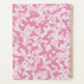 Roze Camo Patroon Abstracte Art Decor Design Planner (Achterkant)
