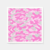 Roze Camo Patroon Servet (Voorkant)
