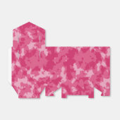 Roze Camo Pattern Bedankdoosjes (Uitgevouwen)