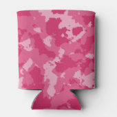 Roze Camo Pattern Blikjeskoeler (Achterkant)
