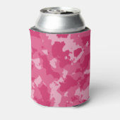 Roze Camo Pattern Blikjeskoeler (Blikje Achterkant)