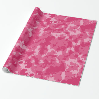 Roze Camo Pattern Cadeaupapier