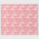 Roze Camo Pattern Cadeaupapier (Vlak)