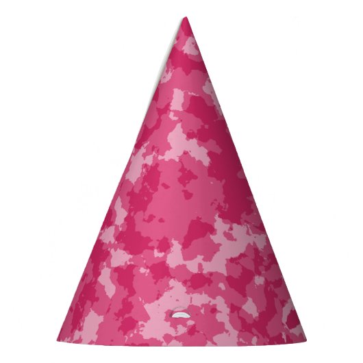 Roze Camo Pattern Feesthoedjes (Links)