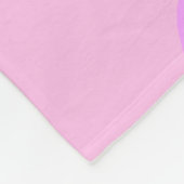 Roze Camo Pattern Fleece Deken (Hoek)