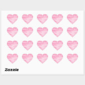 Roze Camo Pattern Hart Sticker (Vel)
