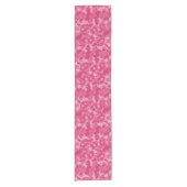 Roze Camo Pattern Korte Tafelloper (Voorkant)