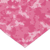 Roze Camo Pattern Korte Tafelloper (Hoek)