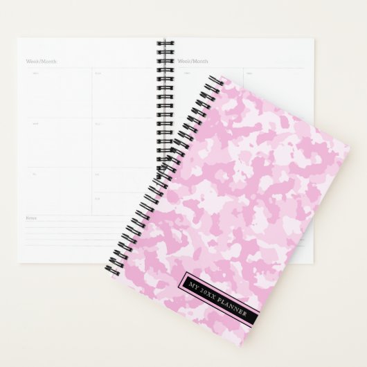 Roze Camo Pattern | Planner (Display)