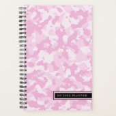 Roze Camo Pattern | Planner (Voorkant)