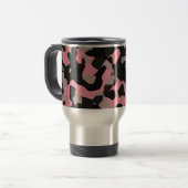 Roze Camo Reisbeker (Voorkant links)