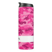 Roze Camo rent gewoon. Actief Sport Running Fun Thermosbeker (Geroteerd rechts)