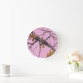 Roze Camo Ronde Klok (Huis)