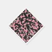 Roze Camo Servet (Hoek)
