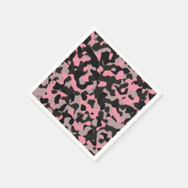 Roze Camo Servet