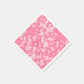 Roze Camo Servet (Hoek)