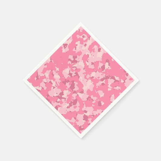 Roze Camo Servet (Hoek)
