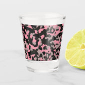 Roze Camo Shot Glas (Voorkant)