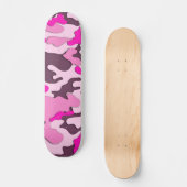 Roze Camo/Skateboard Persoonlijk Skateboard (Voorkant)
