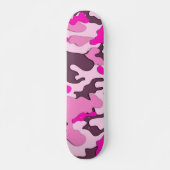 Roze Camo/Skateboard Persoonlijk Skateboard (Voorkant)