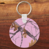 Roze Camo Sleutelhanger (Voorkant)
