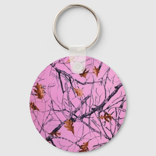 Roze Camo Sleutelhanger (Voorkant)