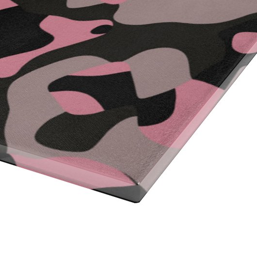 Roze Camo Snijplank (Hoek)