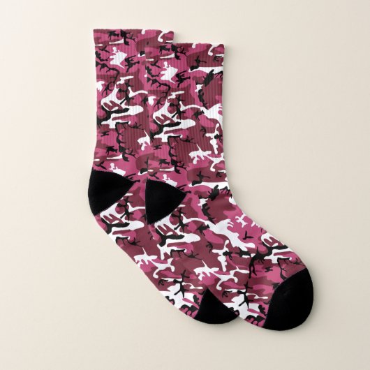 Roze Camo Sokken (Paar)