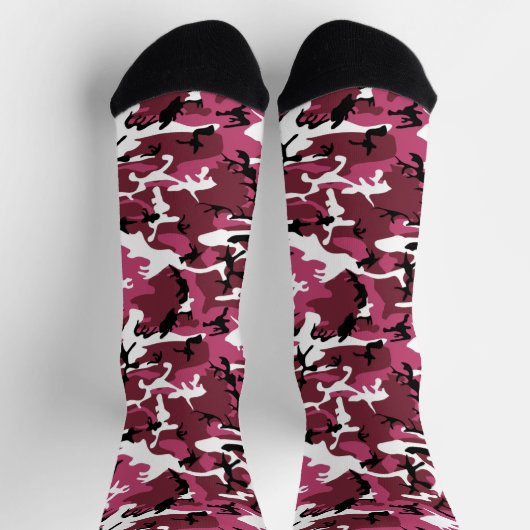 Roze Camo-Sokken Sokken (Top)