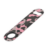 Roze Camo Speed Flessenopener (Voorkant Gekanteld)