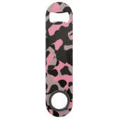 Roze Camo Speed Flessenopener (Voorkant)