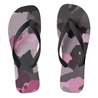roze camo teenslippers