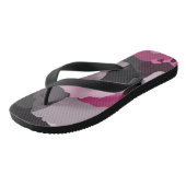 roze camo teenslippers (Schuin)
