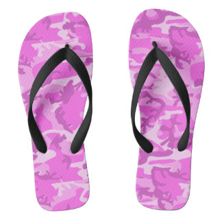 Roze Camo-Teenslippers Teenslippers